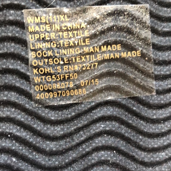 Womens size xl (11) tek gear black and purple sandals - Picture 3 of 8